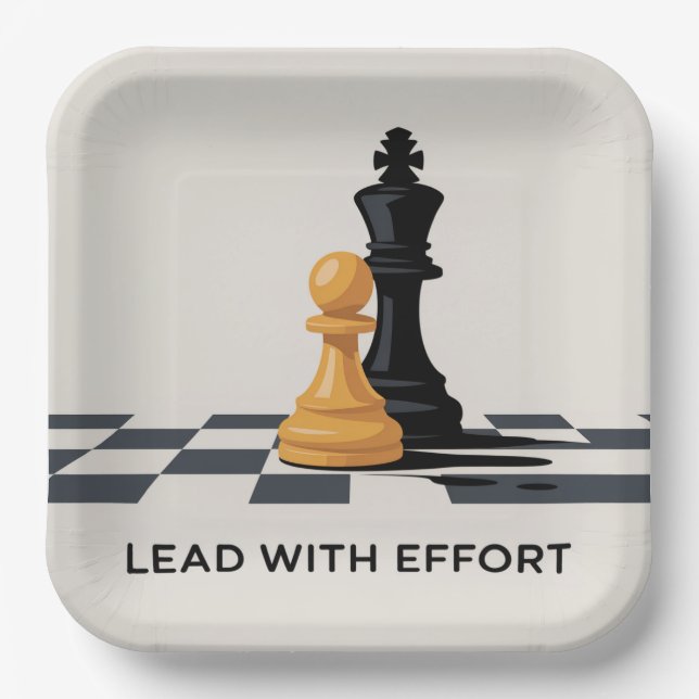 Assiettes En Carton Dirigez avec effort (Recto)