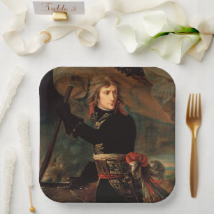 Assiettes En Carton Discours de Napoléon Bonaparte à la bataille d'Arc