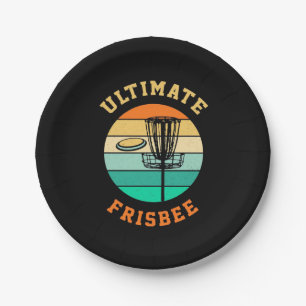 Assiettes En Carton Disque Golf Ultimate Frisbee