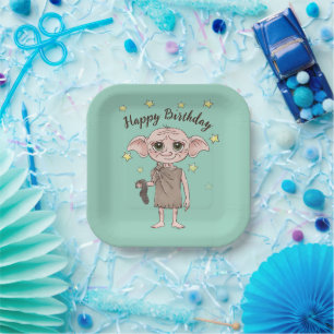 Assiettes En Carton Dobby aquarelle Personnage Art