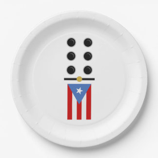Assiettes En Carton Domino de Porto Rico