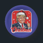 Assiettes En Carton Donald Trump Christmas Santa Claus Art<br><div class="desc">Donald Trump Christmas Santa Claus Art</div>