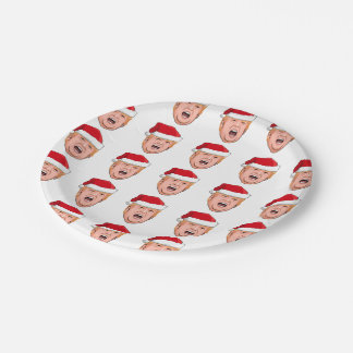 Assiettes En Carton DONALD TRUMP Noël