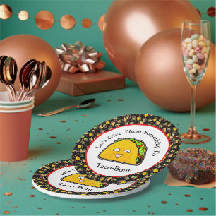 Assiettes En Carton Donnons-Leur Quelque Chose À Taco-Bout