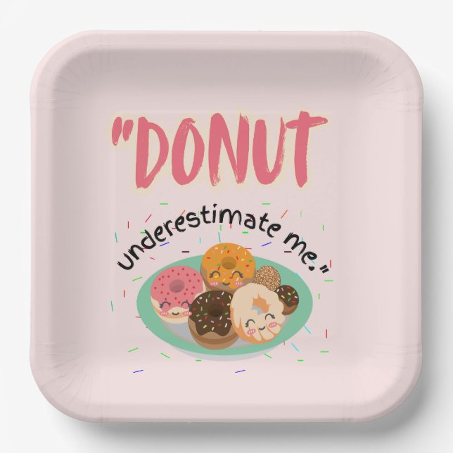 ASSIETTES EN CARTON DONUT SOUS ESTIMATION (Recto)