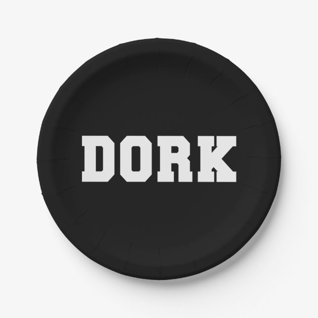 ASSIETTES EN CARTON DORK (Devant)