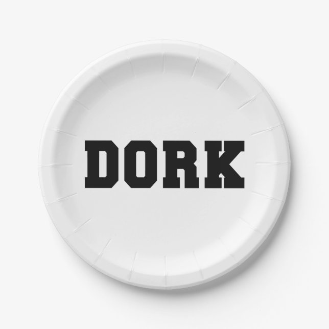 ASSIETTES EN CARTON DORK (Devant)