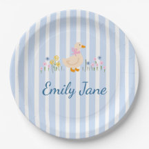 Douce Oie Fleur Sauvage Baby Shower Baptême