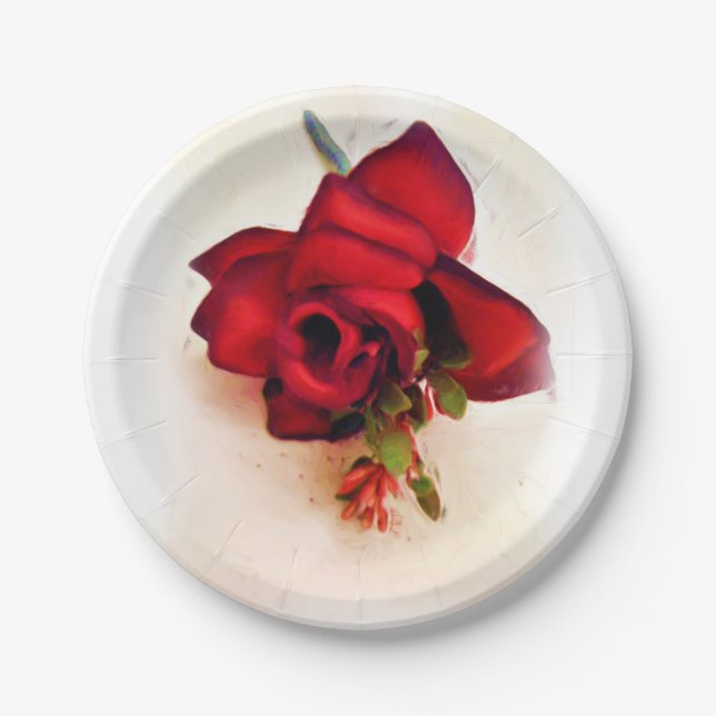 Assiettes En Carton Douce Rose_ (Devant)