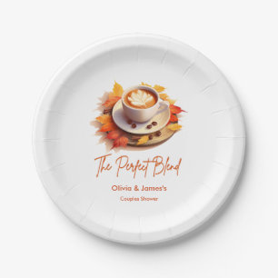 Assiettes En Carton Douceur d'automne Mariage Couple Shower 