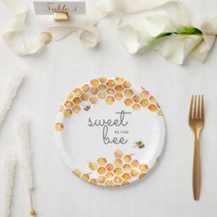 Assiettes En Carton Doux Comme Peut Être Bumblebee Plaques de papier