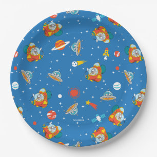 Assiettes En Carton Dr Seuss Chat dans le Motif spatial Casquette