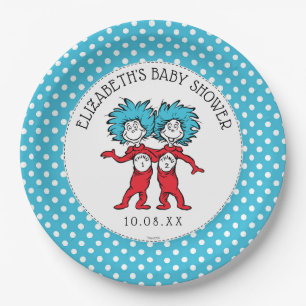 Assiettes En Carton Dr. Seuss Chose Une Chose Deux Jumeaux Baby Show