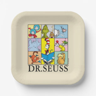 Assiettes En Carton Dr Seuss Graphique Histoires