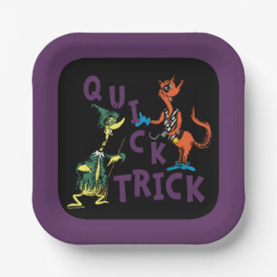 Assiettes En Carton Dr. Seuss Graphisme Halloween « Tour de Passe-Pa