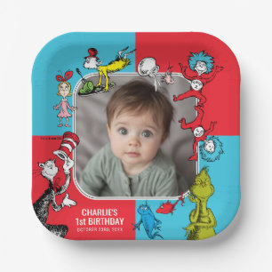 Assiettes En Carton Dr. Seuss - Personnages   Anniversaire Enfants