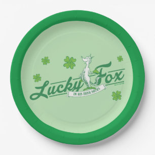 Assiettes En Carton Dr. Seuss Renard Chanceux Dans Ses Chaussettes I