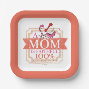 Assiettes En Carton Dr Seuss Une Mère Est Fidèle 100%