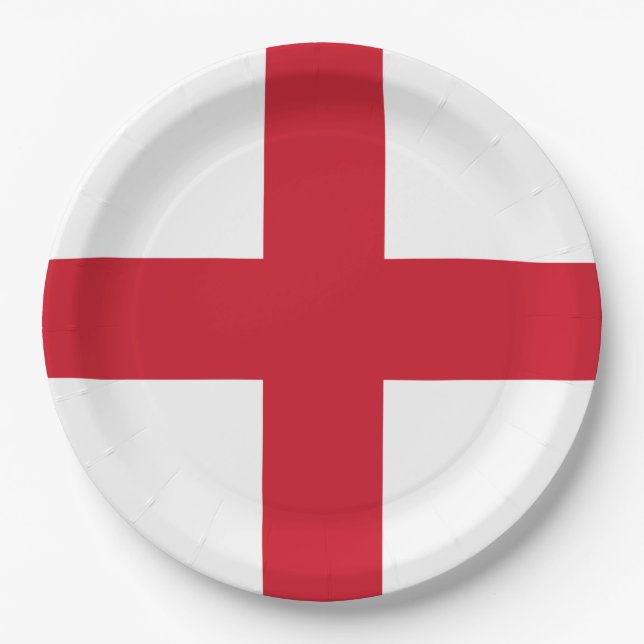 Assiettes En Carton Drapeau anglais (Angleterre) (Devant)