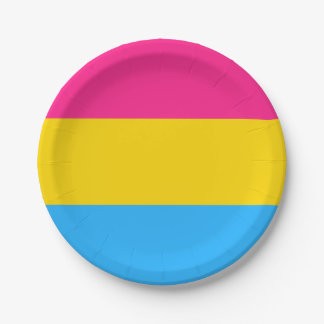 Assiettes En Carton Drapeau de fierté Pansexual LGBTQ