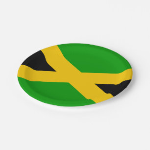 Assiettes En Carton Drapeau de la Jamaïque