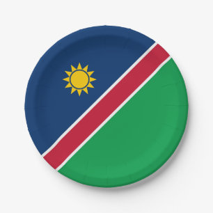 Assiettes En Carton Drapeau de la Namibie