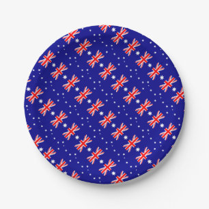 Assiettes En Carton Drapeau de l'Australie - drapeau australien