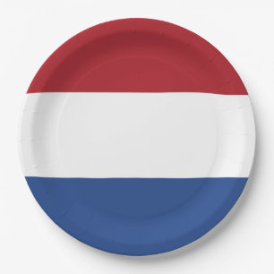 Assiettes En Carton Drapeau de Pays-Bas
