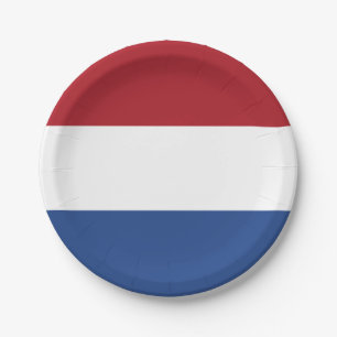 Assiettes En Carton Drapeau des Pays-Bas