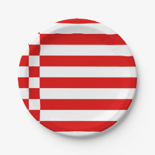 Assiettes En Carton Drapeau des plaques de papier Brême