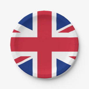 Assiettes En Carton Drapeau des plaques de papier britanniques