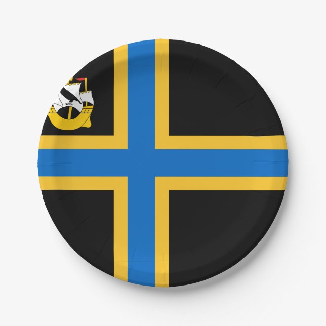 Assiettes En Carton Drapeau des plaques de papier caithness (Devant)