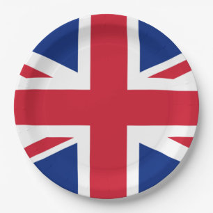 Assiettes En Carton Drapeau du Royaume-Uni