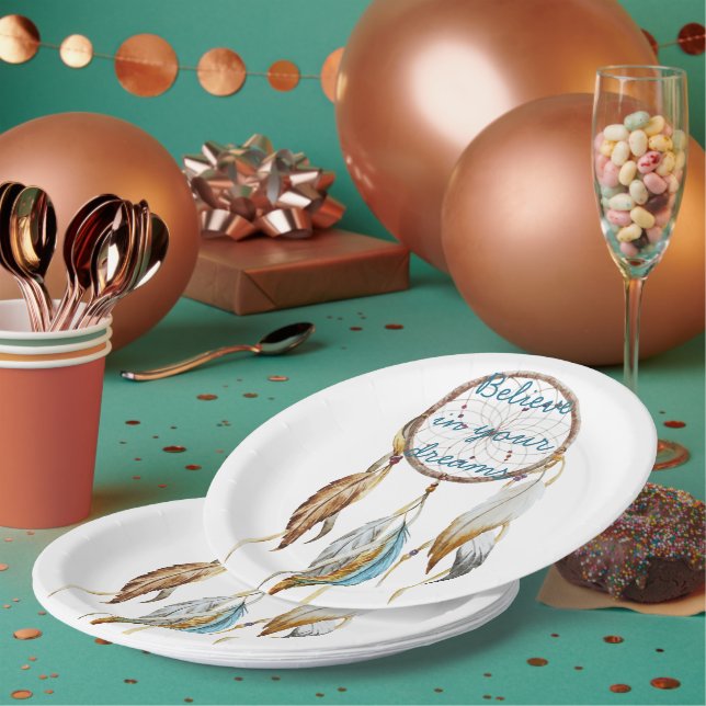 Assiettes En Carton Dream Catcher (Multi)