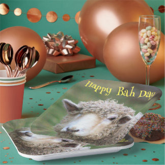 Assiettes En Carton Drôle Anniversaire Papier Mouton