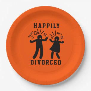 Assiettes En Carton Drôle Divorce Sympathy Party