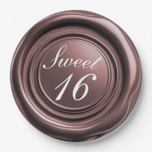 Assiettes En Carton Dusty Rose bougie cire Douceur de la goutte de pho