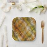 Assiettes En Carton Earthtone Faux Snakeskin Paper Party Plates<br><div class="desc">Part of a versatile, decorative collection of paper party supplies and gift wrap with earthtones as the primary color scheme - a collection featuring coordinated patterns and designs created to work together. The focus is on clean, balanced visuals that are easy to mix and match for all your gift wrap...</div>