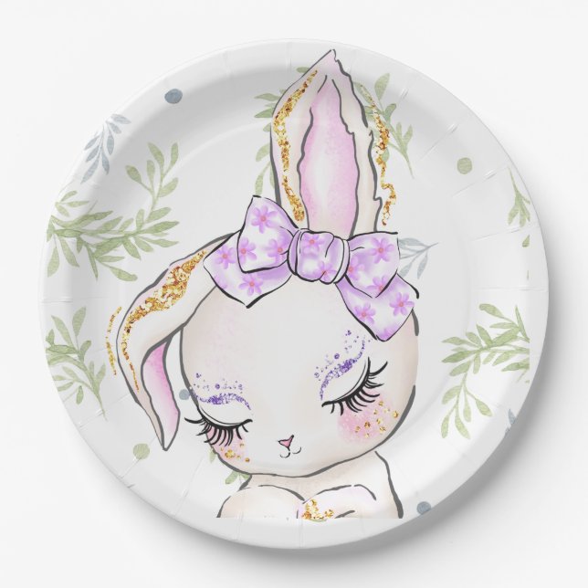 Assiettes En Carton Easter Cutie Paper Plates (Devant)