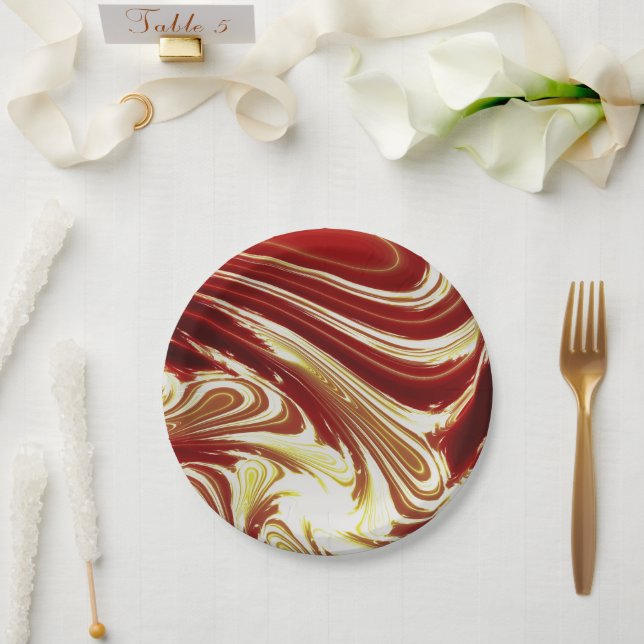 ASSIETTES EN CARTON EAU (Mariage)