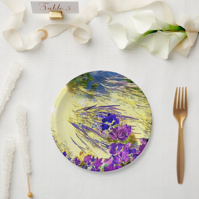 ASSIETTES EN CARTON EAU (Mariage)