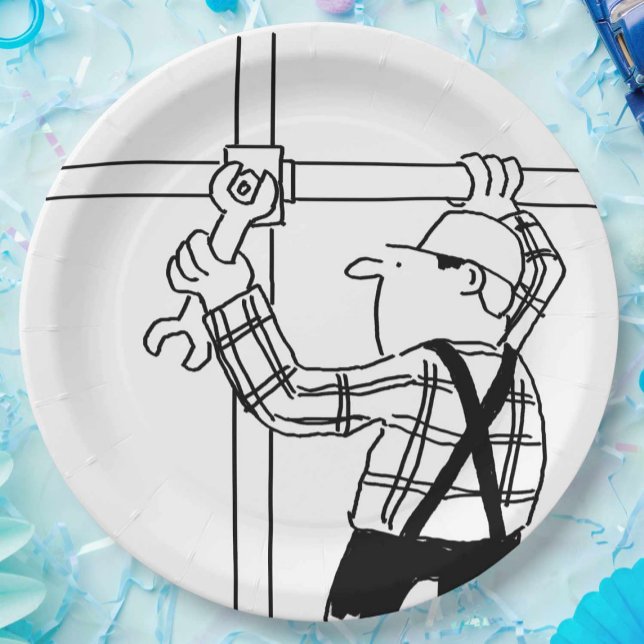 Assiettes En Carton Échafaudage avec échafaudage (Créateur téléchargé)