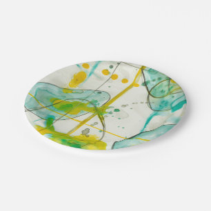 Assiettes En Carton Éclaboussure I de Splish