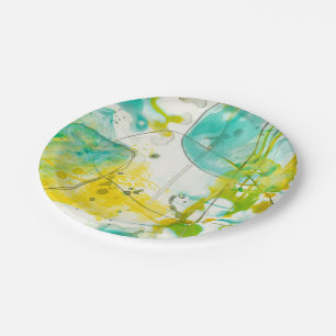 Assiettes En Carton Éclaboussure II de Splish