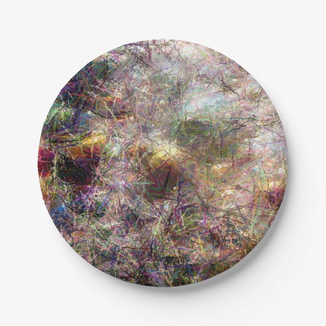 ASSIETTES EN CARTON ÉCLAIRAGE DE L'EAU DU FLUX (Devant)