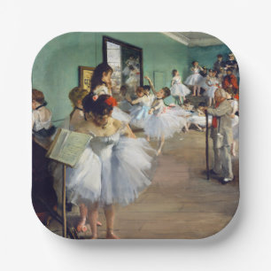 Assiettes En Carton Edgar Degas - Classe Danse