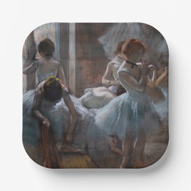 Assiettes En Carton Edgar Degas - Danseurs (Recto)