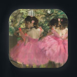 Assiettes En Carton Edgar Degas - Danseurs en rose<br><div class="desc">Danseurs en rose / Ballerinas en rose - Edgar Degas,  1880-1885</div>
