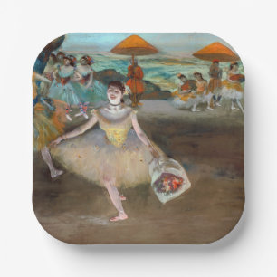 Assiettes En Carton Edgar Degas - Danseuse avec Bouquet, Bwing on Stag