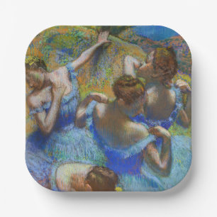 Assiettes En Carton Edgar Degas - Danseuses bleues